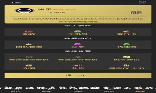 如何解决比特币钱包地址查询不到的问题